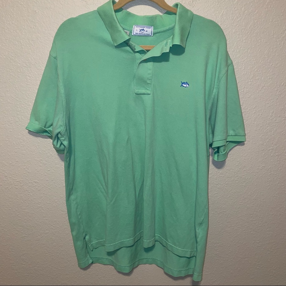 Southern Tide Skipjack Polo Light Green